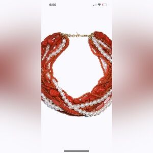 Zara beaded pearl necklace